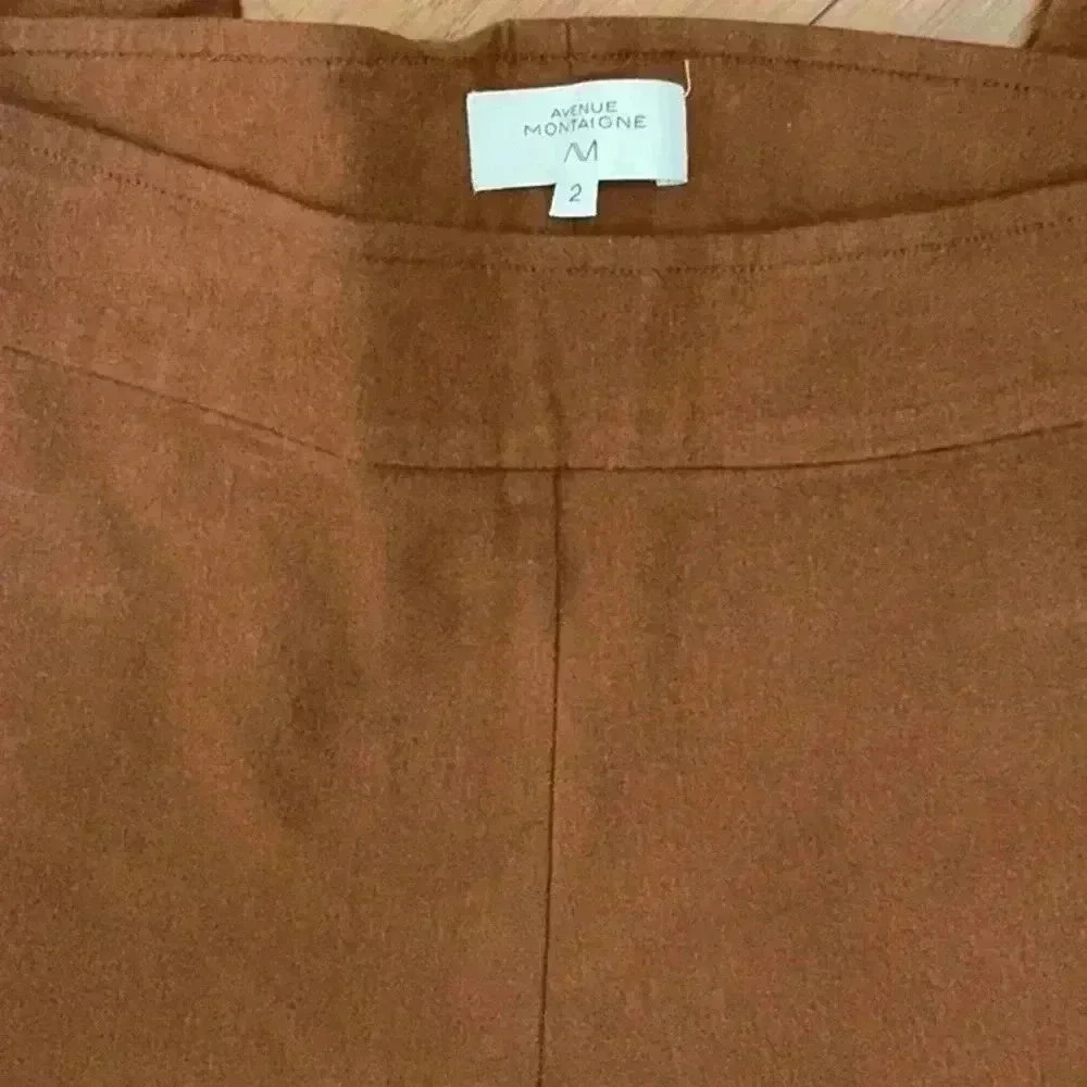 Avenue de Montaigne Franco Cuff Pants in camel size 2 - Picture 2 of 2